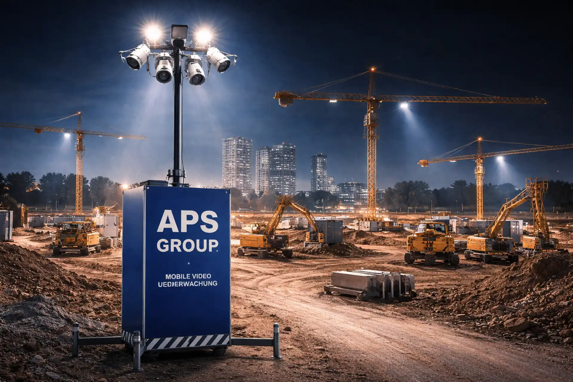 Mobile Videoüberwachung Kamera bundesweit mit präziser Überwachungslösung für sensible Bereiche und Zugänge.