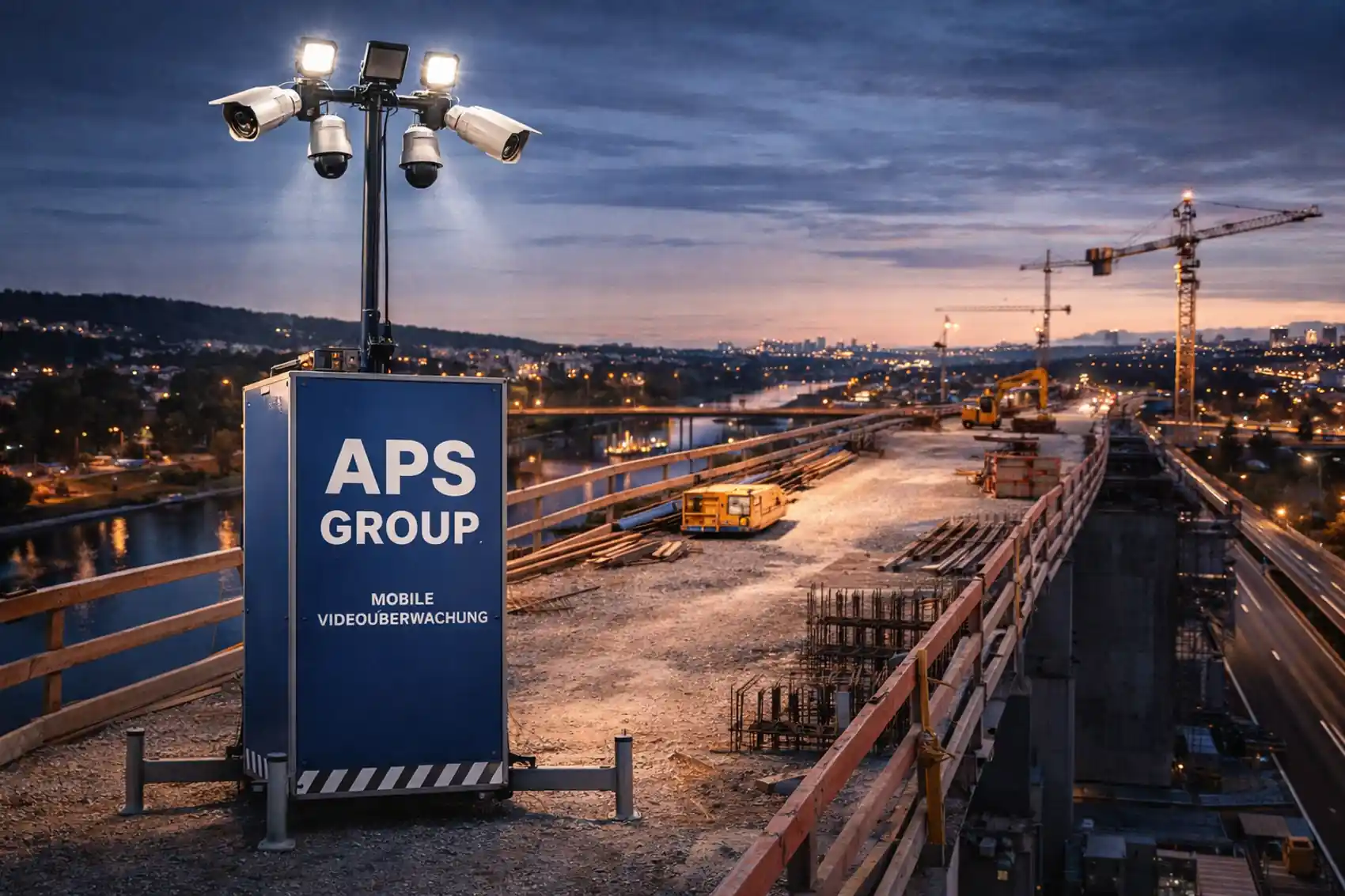 Mobile Videoüberwachung Kamera bundesweit mit fokussierter Überwachungslösung an einem einzelnen Sicherheitsstandort.