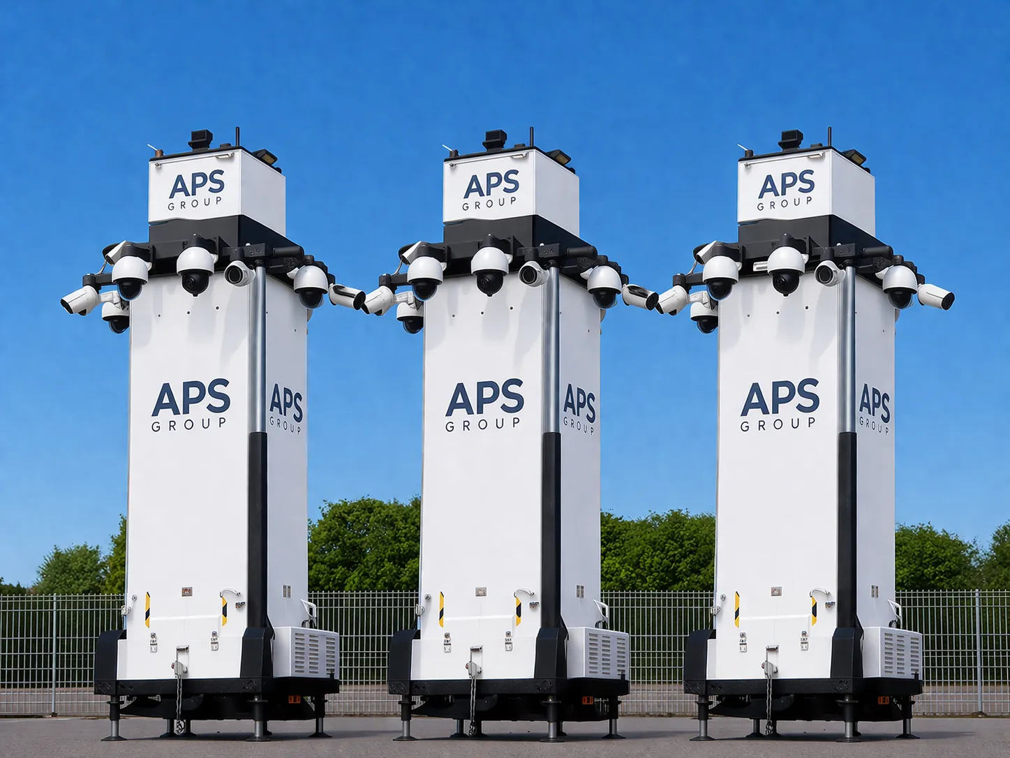 Mobile Videoüberwachung bundesweit durch APS Group für Baustellen, Gewerbeflächen, Lagerbereiche und sensible Außenareale in ganz Deutschland