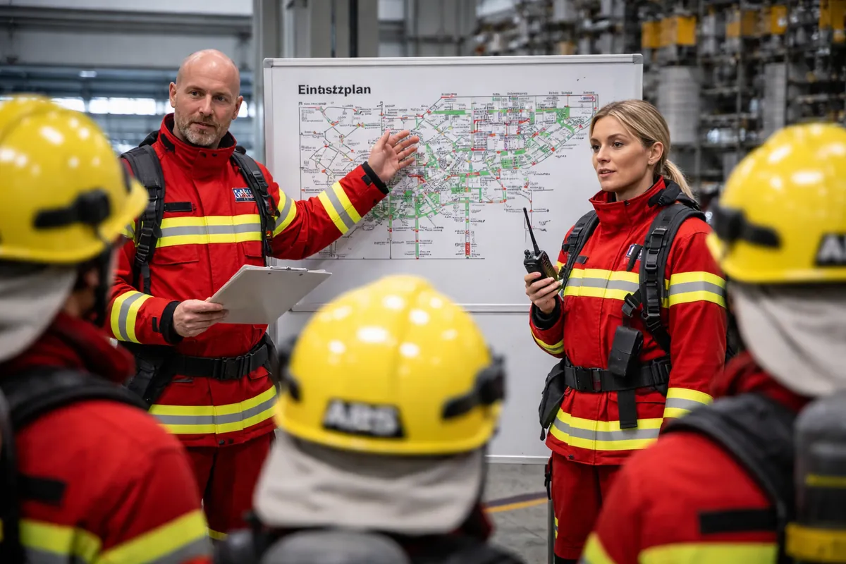 Brandwache bundesweit mit Einweisung und strukturierter Einsatzplanung durch APS Group