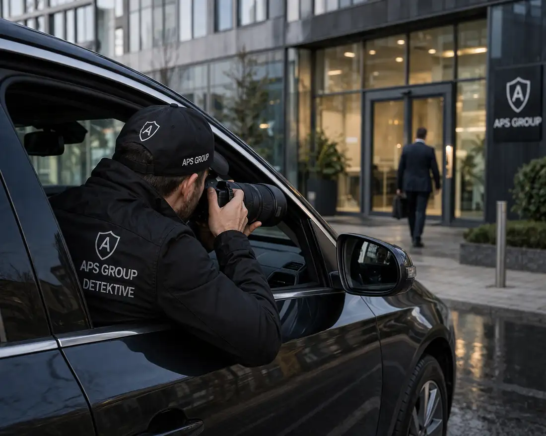 Detektiv von APS Group im diskreten Einsatz