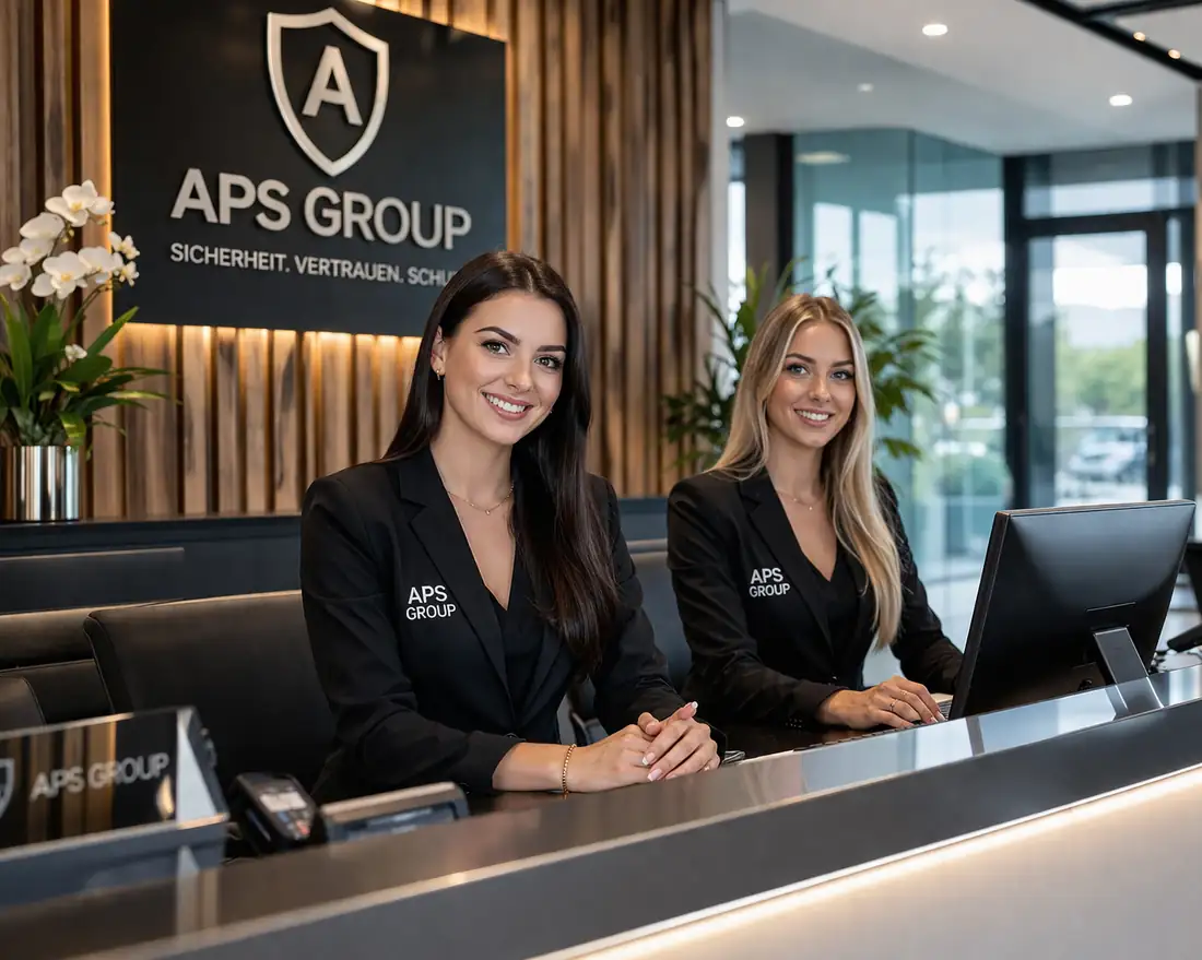 Empfangsdienst von APS Group im repräsentativen Einsatz