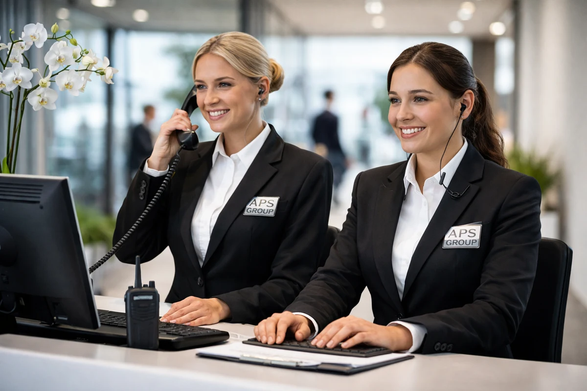 Empfangsdienst bundesweit mit professioneller Begrüßung am Empfang und freundlichem Auftreten