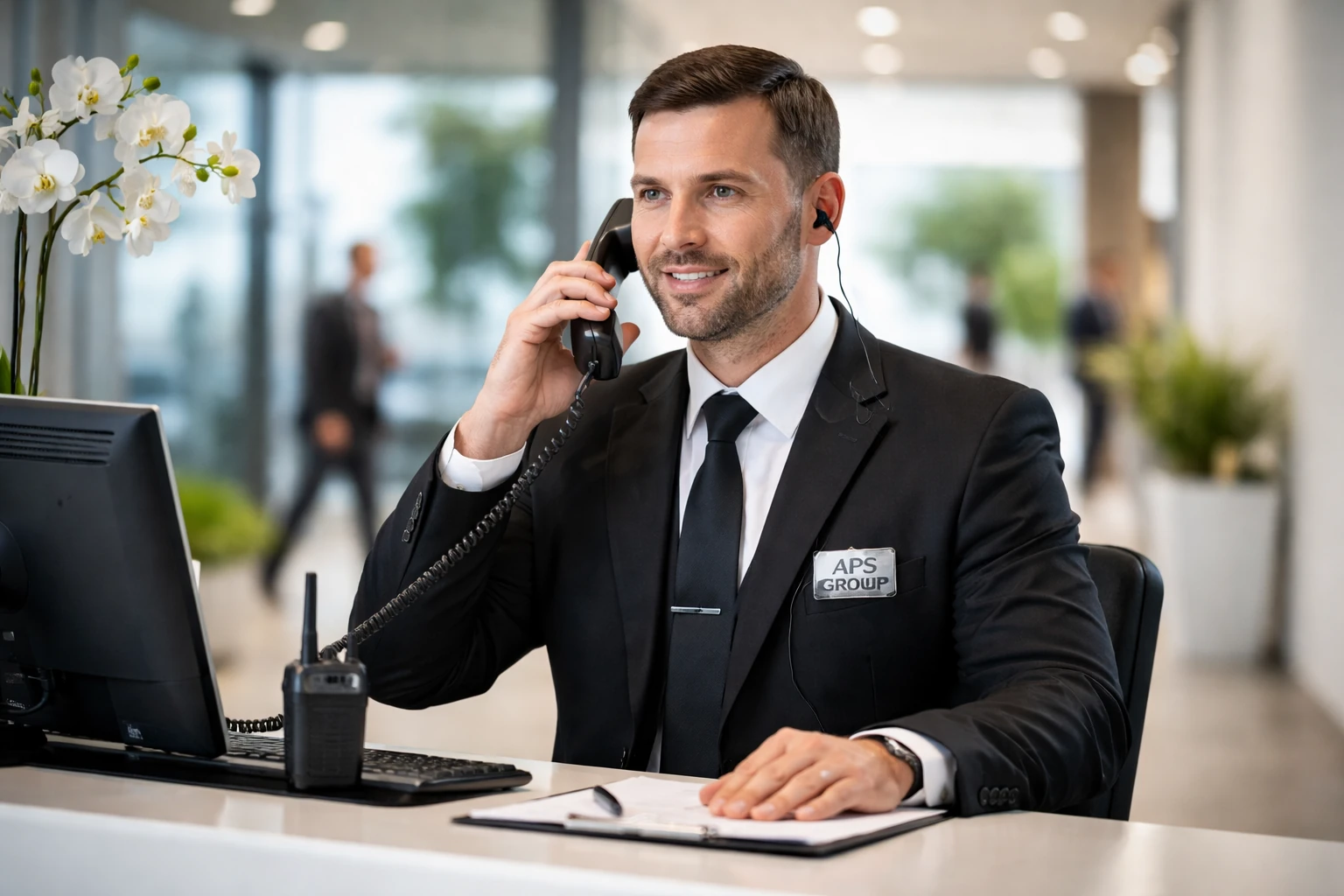 Empfangsdienst bundesweit durch APS Group für Unternehmen, Bürogebäude, Eingangsbereiche und professionelle Besuchersteuerung in ganz Deutschland