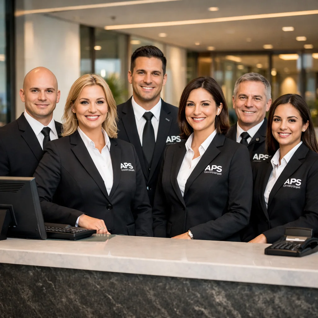 Empfangsdienst bundesweit mit professionellem Team am repräsentativen Empfangsbereich