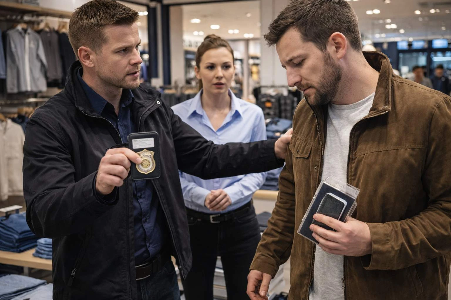 Detektive im Geschäft bundesweit bei diskreter Überwachung im Verkaufsraum.