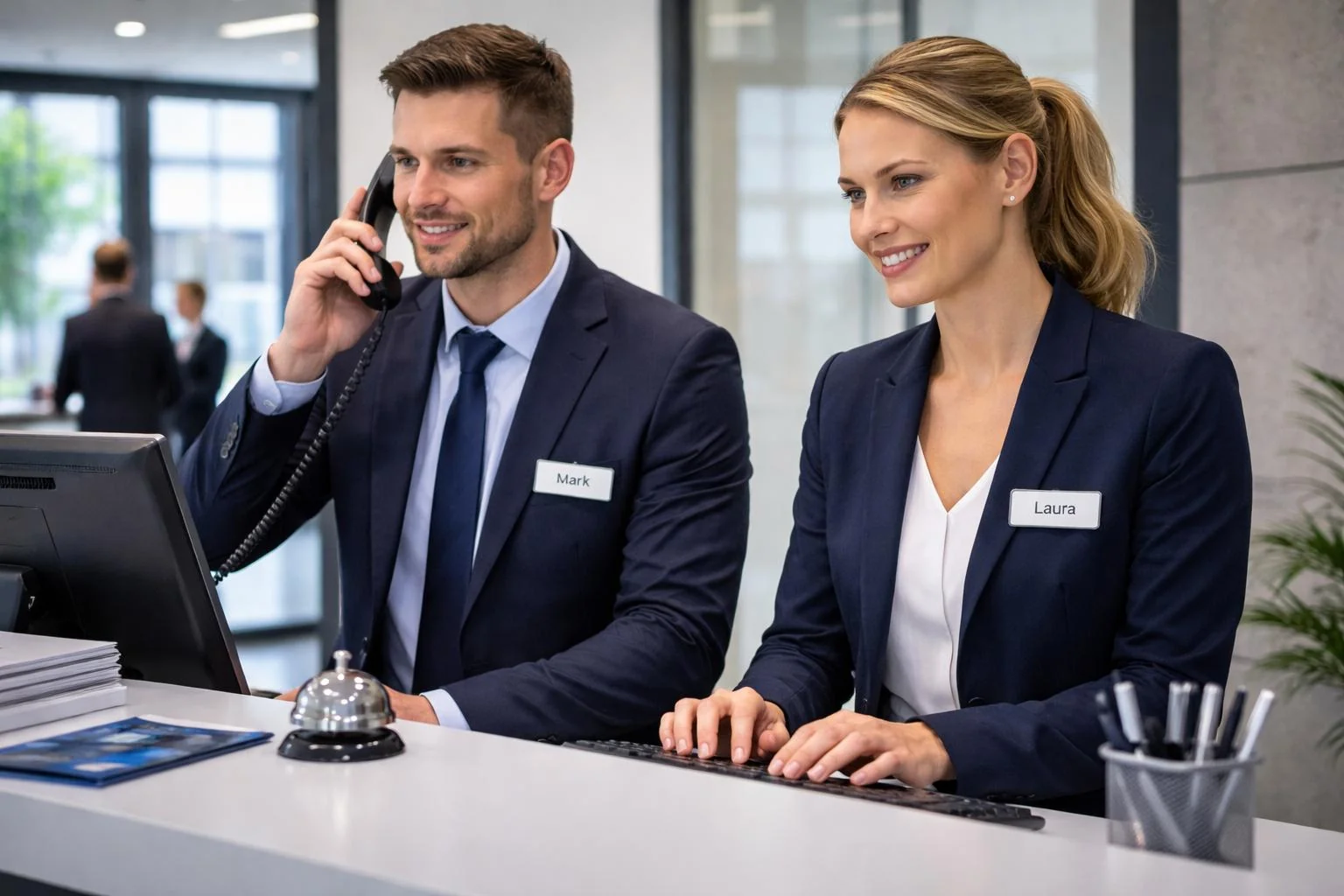 Empfangsdienst Unternehmen bundesweit mit professionellem Team im Unternehmensumfeld.