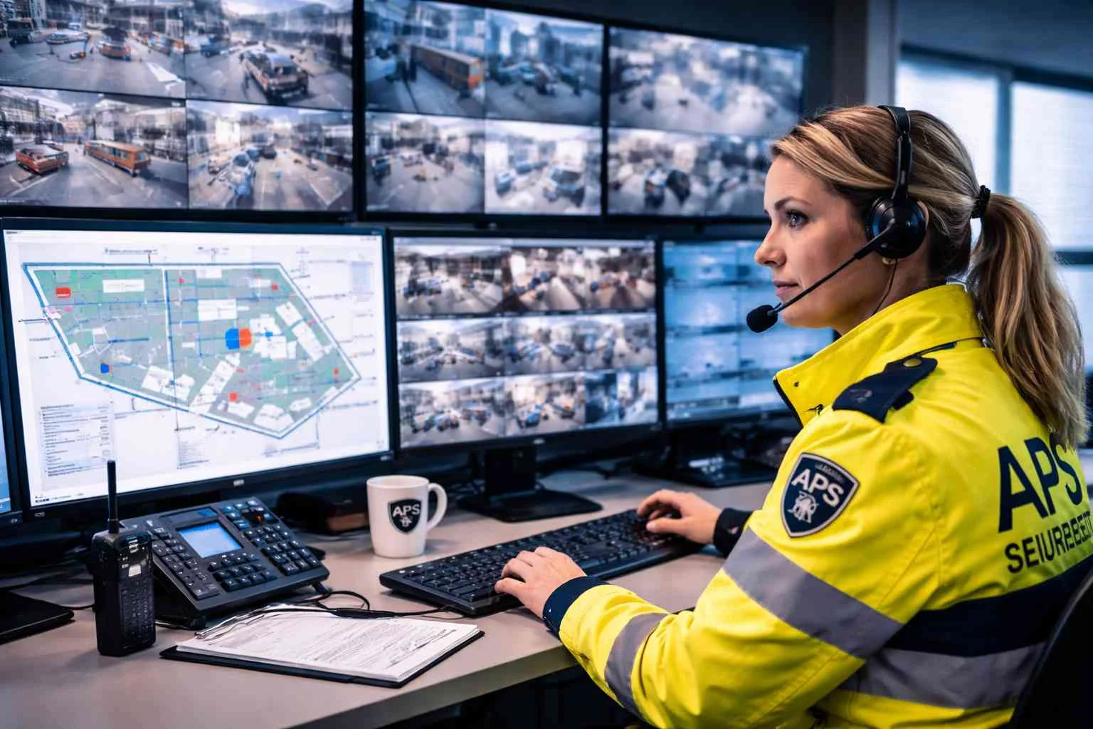 Brandwache 24/7 bundesweit mit Leitstellenbezug und permanenter Überwachung.