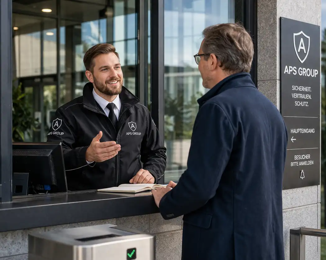 Pförtner von APS Group am Zugang