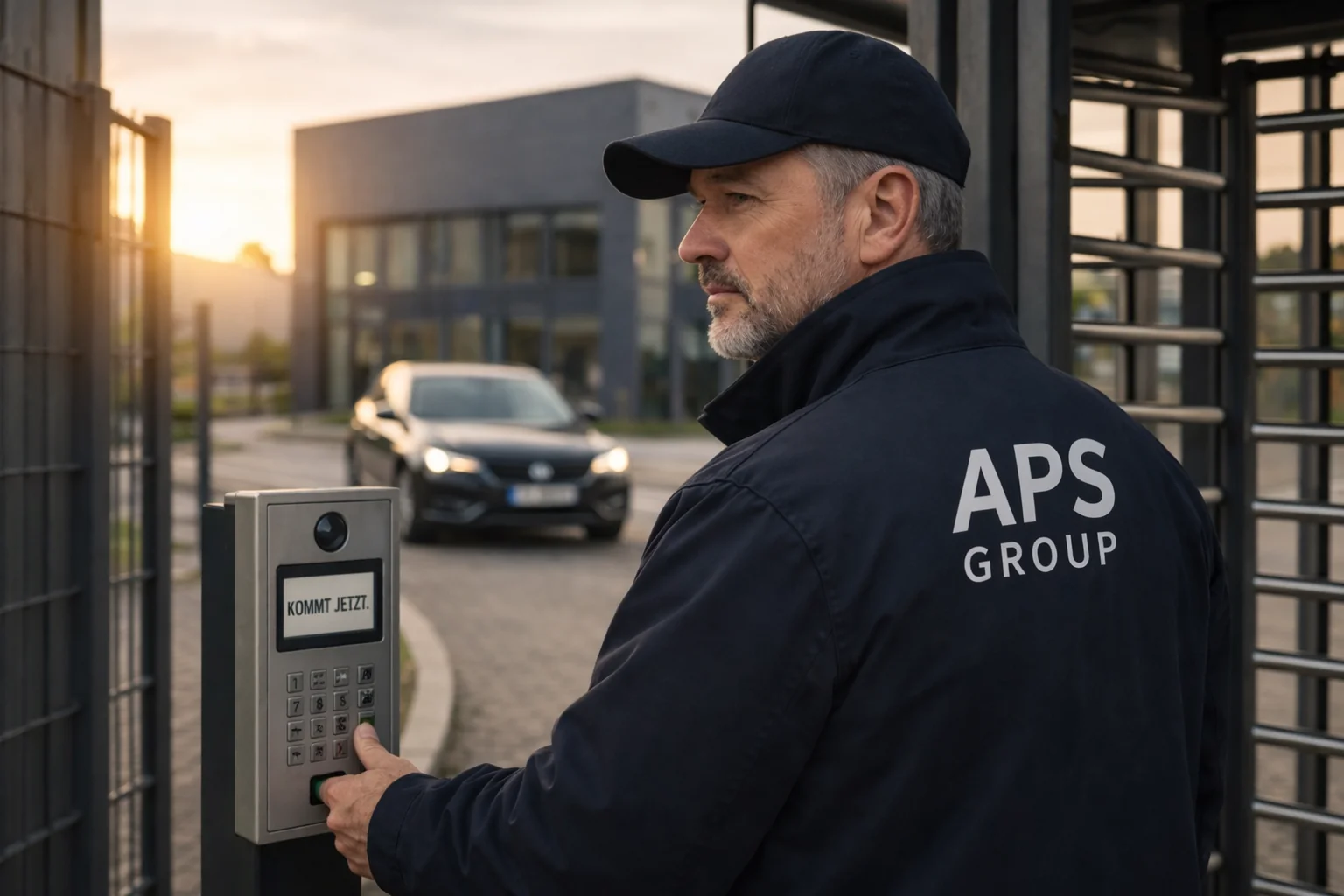 Pförtner 24 7 bundesweit mit Sicherheitsmitarbeiter am Empfang und kontrolliertem Zutritt.
