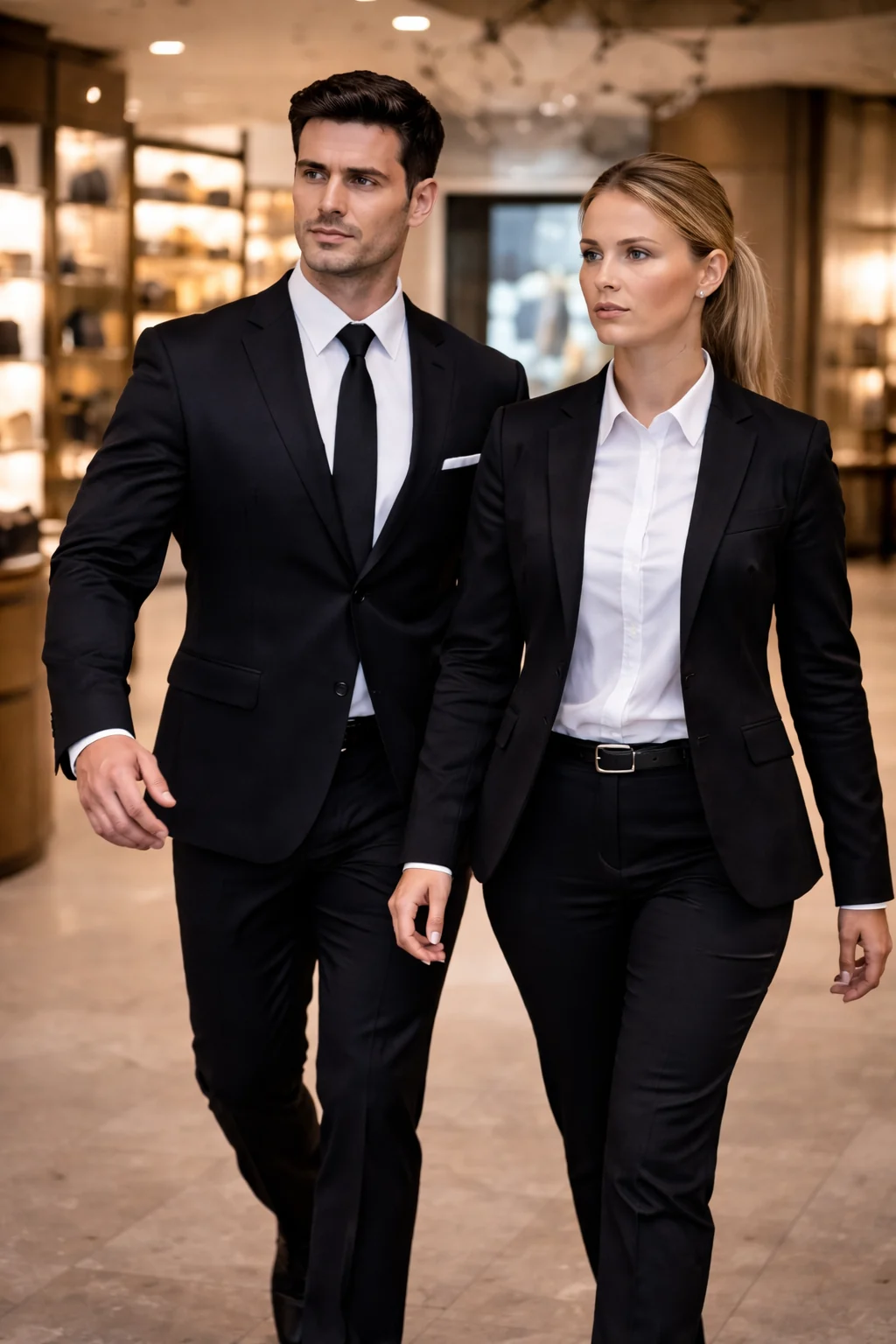 Doorman bundesweit im Einzelhandel mit Präsenz im Ladenumfeld und kontrolliertem Eingangsbereich