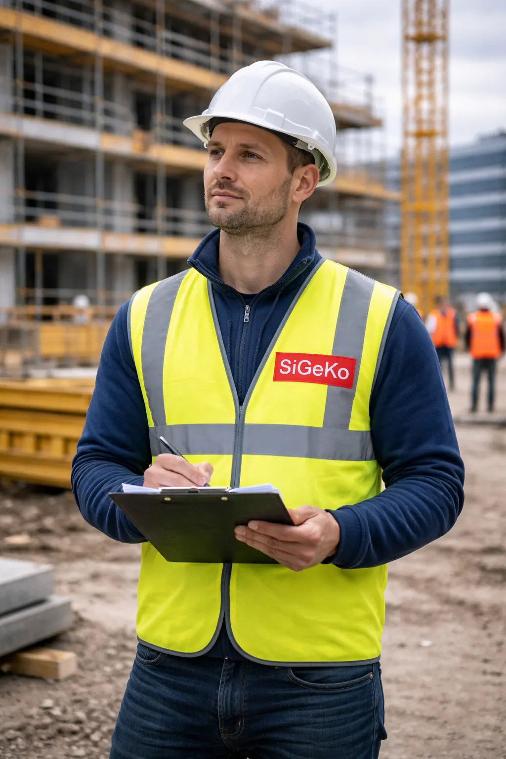 SiGeKo bundesweit mit fachlicher Betreuung und konzentrierter Baustellenbegehung durch einen einzelnen Koordinator