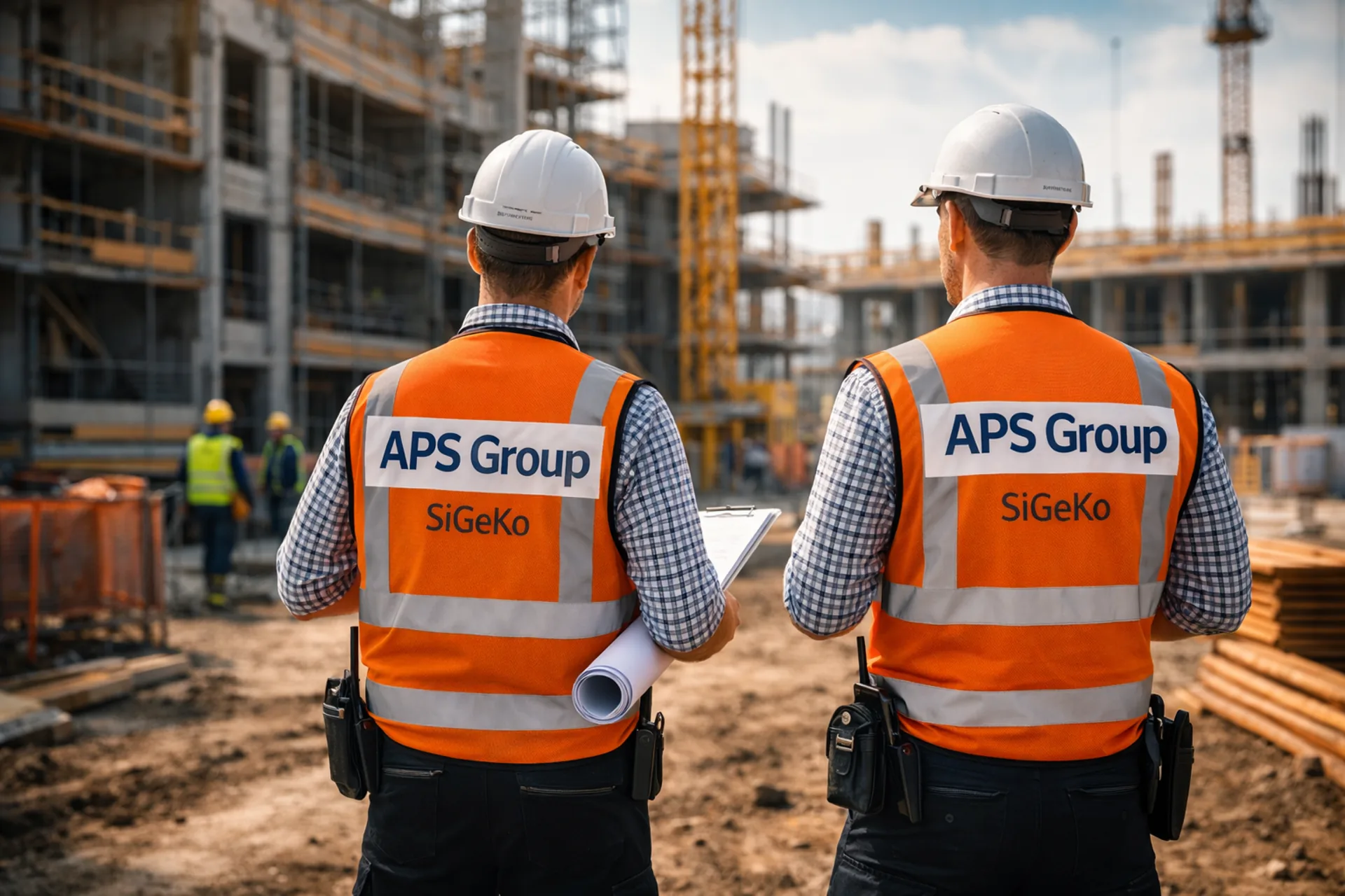 Externer SiGeKo bundesweit mit Koordination auf einer Baustelle.