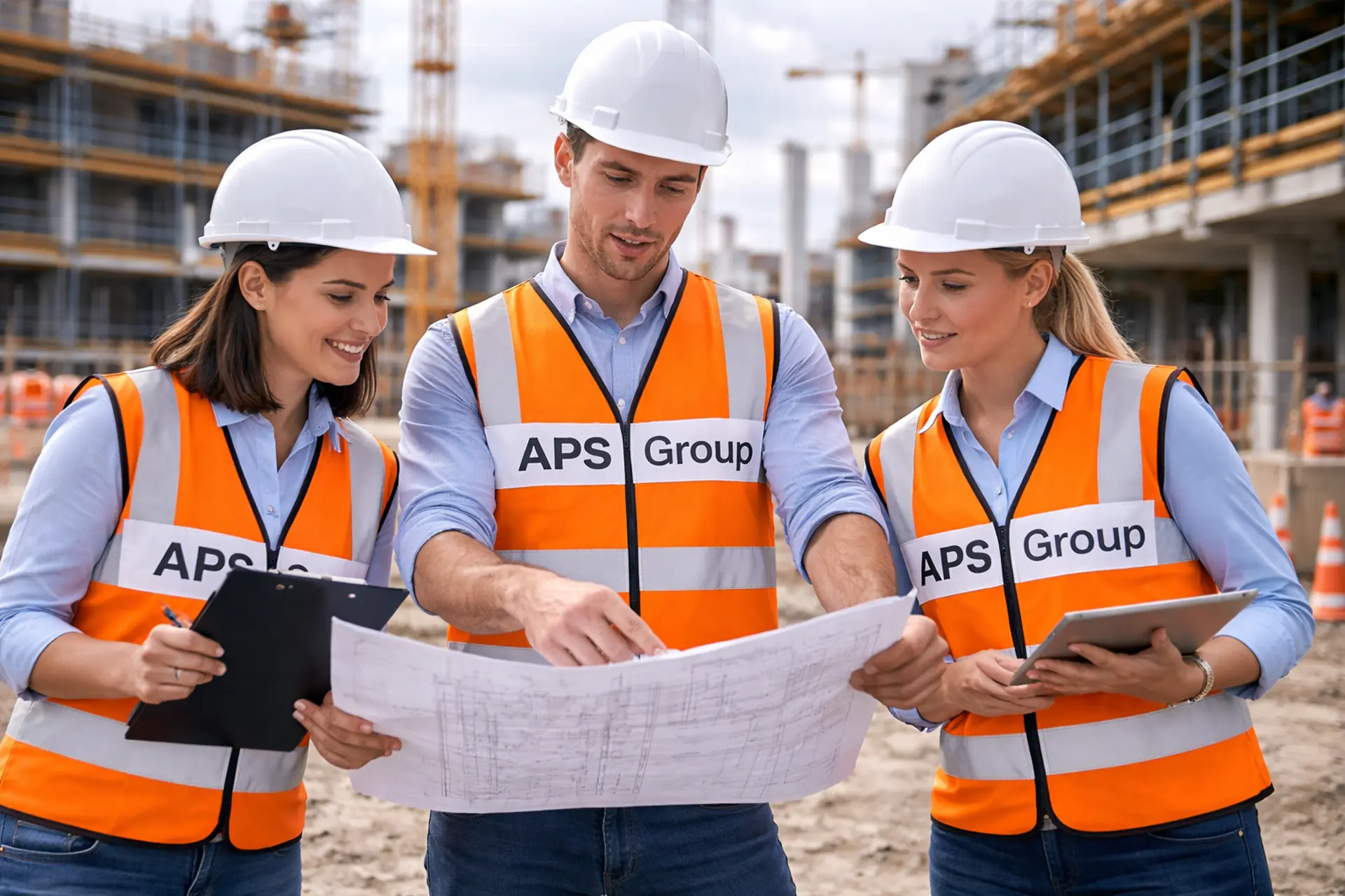 SiGeKo Planung und Ausführung bundesweit mit Koordination auf einer Baustelle.